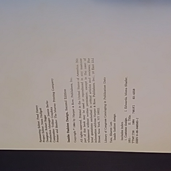 Hard Cover 80's Fashion Design Book - Picture 3 of 9